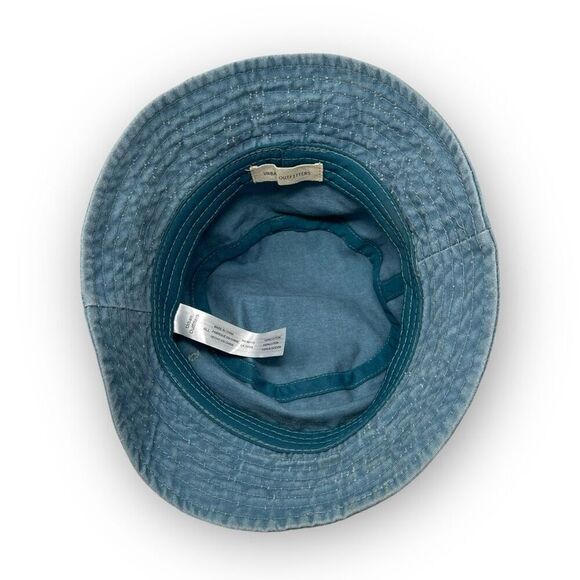 Urban Outfitters Distressed Blue Bucket Hat Cap Unisex OSFM - Picture 7 of 9